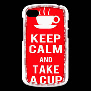 Coque Blackberry Q10 Keep Calm Take a cup Rouge