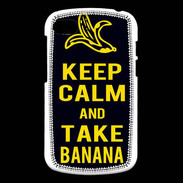 Coque Blackberry Q10 Keep Calm Take Banana Noir