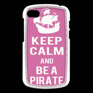 Coque Blackberry Q10 Keep Calm Be a Pirate Rose