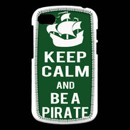 Coque Blackberry Q10 Keep Calm Be a Pirate Vert