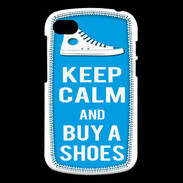Coque Blackberry Q10 Keep Calm Buy Shoes Cyan 
