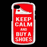 Coque Blackberry Q10 Keep Calm Buy Shoes Rouge