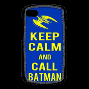 Coque Blackberry Q10 Keep Calm Batman Bleu
