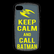 Coque Blackberry Q10 Keep Calm Call Batman Gris