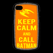 Coque Blackberry Q10 Keep Calm Call Batman Orange