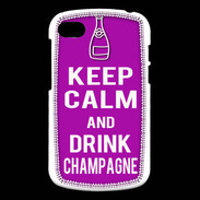 Coque Blackberry Q10 Keep Calm Drink champagne Violet