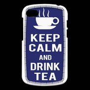 Coque Blackberry Q10 Keep Calm Drink Tea Bleu