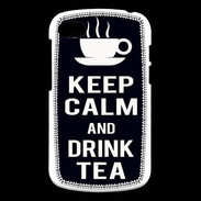 Coque Blackberry Q10 Keep Calm Drink Tea Noir