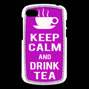 Coque Blackberry Q10 Keep Calm Drink Tea Violet