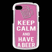 Coque Blackberry Q10 Keep Calm Have a beer Rose