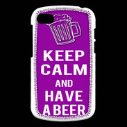 Coque Blackberry Q10 Keep Calm Have a beer Violet