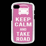 Coque Blackberry Q10 Keep Calm Take Road Rose