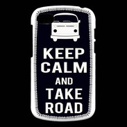 Coque Blackberry Q10 Keep Calm Take Road Noir