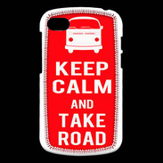 Coque Blackberry Q10 Keep Calm Take Road Rouge
