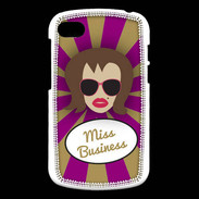 Coque Blackberry Q10 Miss business Chatain