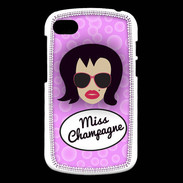 Coque Blackberry Q10 Miss Champagne Brune