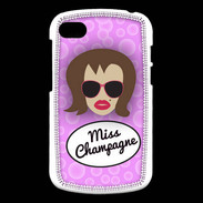 Coque Blackberry Q10 Miss Champagne Chatain