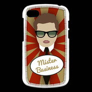 Coque Blackberry Q10 Mister Business Chatain