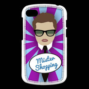 Coque Blackberry Q10 Mister Shopping Chatain