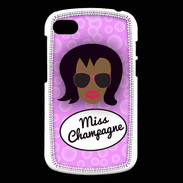Coque Blackberry Q10 Miss Champagne Black