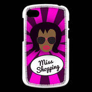 Coque Blackberry Q10 Miss Shopping Black