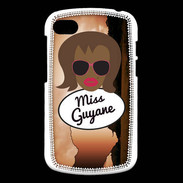 Coque Blackberry Q10 Miss Guyane Black
