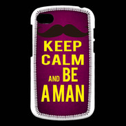 Coque Blackberry Q10 Keep Calm Be a Man Rose