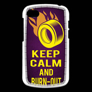 Coque Blackberry Q10 Keep Calm and Burn Out violet