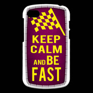 Coque Blackberry Q10 Keep Calm and Be Fast Rose