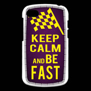 Coque Blackberry Q10 Keep Calm and Be Fast Violet