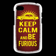 Coque Blackberry Q10 Keep Calm and Be Furious Rouge