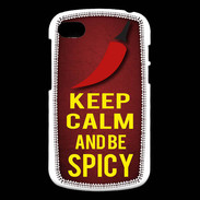 Coque Blackberry Q10 Keep Calm and Be Spicy Rouge