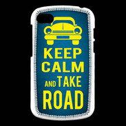 Coque Blackberry Q10 Keep Calm and Take o road 2 Bleu