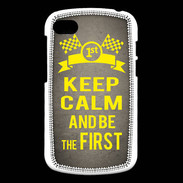 Coque Blackberry Q10 Keep Calm and Be the First Gris