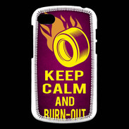 Coque Blackberry Q10 Keep Calm and Burn Out Rose
