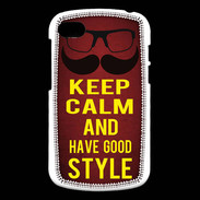 Coque Blackberry Q10 Keep Calm and Have a good Style Rouge