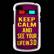 Coque Blackberry Q10 Keep Calm and See your life 3D Rose