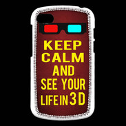 Coque Blackberry Q10 Keep Calm and See your life 3D Rouge