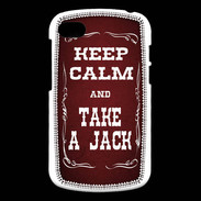 Coque Blackberry Q10 Keep Calm and Take Jack Rouge