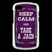 Coque Blackberry Q10 Keep Calm and Take Jack Violet