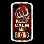 Coque Blackberry Q10 Keep Calm and Boxing Rouge