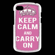 Coque Blackberry Q10 Keep Calm and Carry on Rose