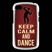 Coque Blackberry Q10 Keep Calm and Dance Rouge
