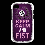 Coque Blackberry Q10 Keep Calm and Fist Violet