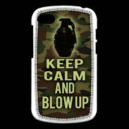 Coque Blackberry Q10 Keep Calm and Grenade Camouflage