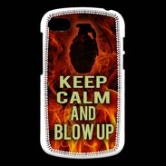 Coque Blackberry Q10 Keep Calm and Grenade Feu