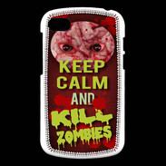 Coque Blackberry Q10 Keep Calm and Kill Zombies Rouge