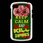 Coque Blackberry Q10 Keep Calm and Kill Zombies Vert