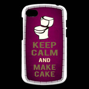 Coque Blackberry Q10 Keep Calm and Make cake Rose