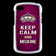 Coque Blackberry Q10 Keep Calm and Miskine Rose